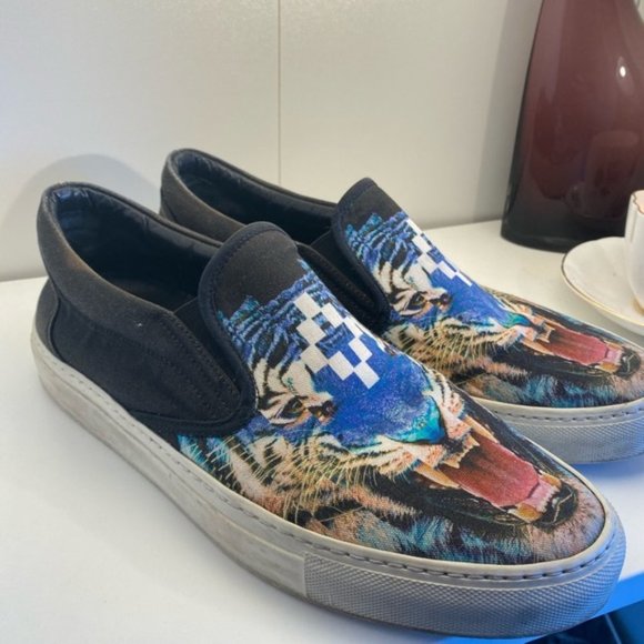 SOLD Marcelo Burlon Tiger Canvas Slip On Sneaker - Picture 4 of 7
